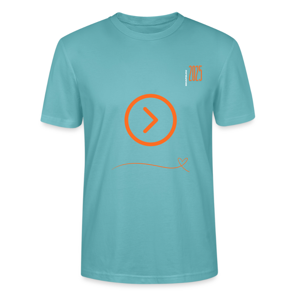 OmaPolun vuosipaita 2025 unisex t-paita - pastelli turkoosi
