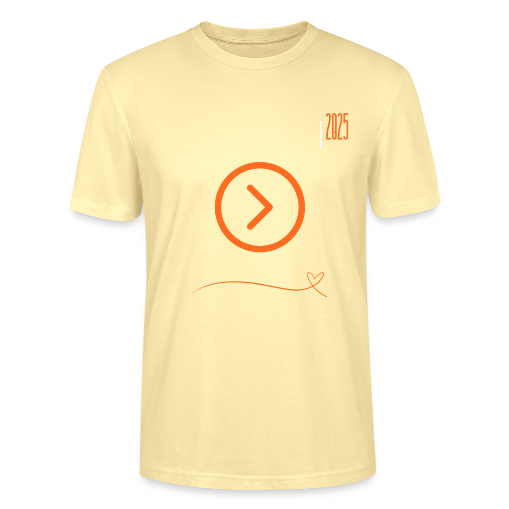 OmaPolun vuosipaita 2025 unisex t-paita - kerma